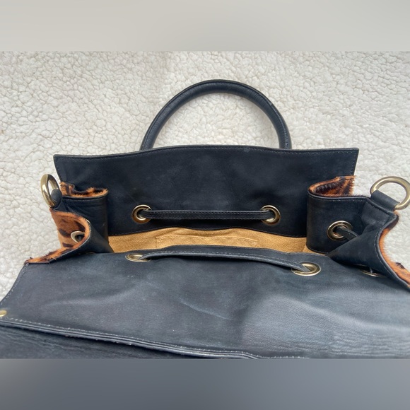 VGC JIMMY CHOO PONY HAIR LEOPARD PRINT BAG - Picture 10 of 16